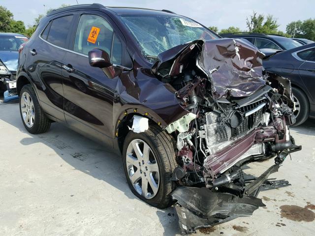 KL4CJCSB2JB573301 - 2018 BUICK ENCORE ESS MAROON photo 1