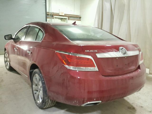 1G4GD5E32CF253062 - 2012 BUICK LACROSSE P RED photo 3