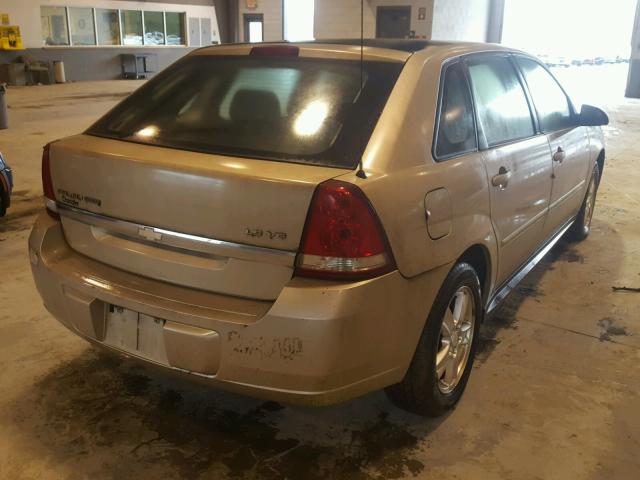 1G1ZT62804F201252 - 2004 CHEVROLET MALIBU MAX TAN photo 4