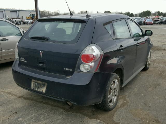 5Y2SP67029Z466230 - 2009 PONTIAC VIBE BLACK photo 4