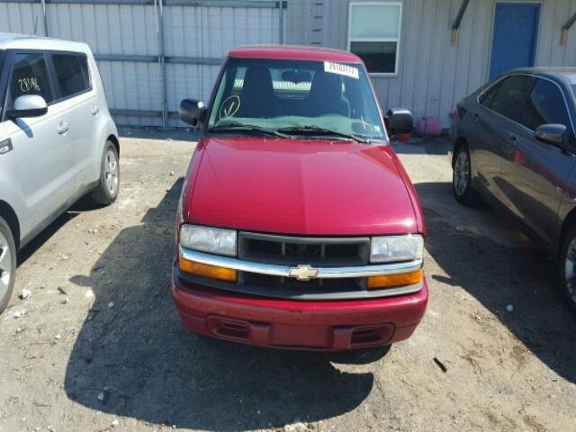 1GCCS19501K126148 - 2001 CHEVROLET S TRUCK S1 RED photo 9