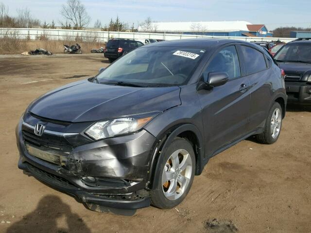 3CZRU6H53GM708386 - 2016 HONDA HR-V EX CHARCOAL photo 2