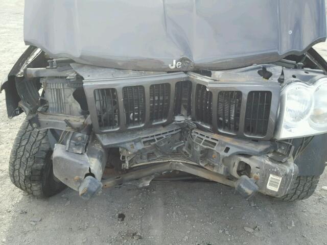 1J4GR48KX6C121105 - 2006 JEEP GRAND CHER BROWN photo 9