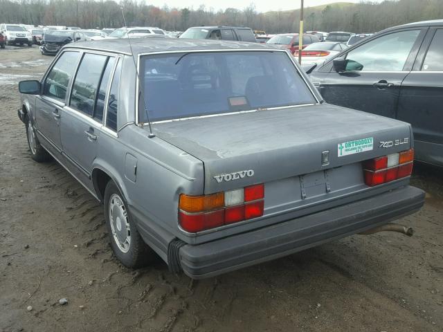 YV1FX8841J2279972 - 1988 VOLVO 740 GLE CHARCOAL photo 3