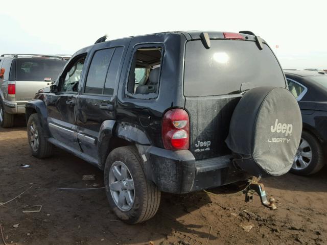 1J4GL58K65W631777 - 2005 JEEP LIBERTY LI BLACK photo 3