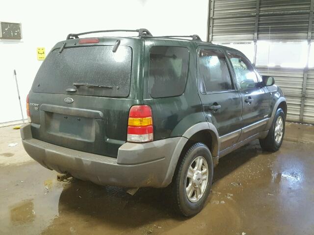 1FMYU03162KC16580 - 2002 FORD ESCAPE XLT GREEN photo 4