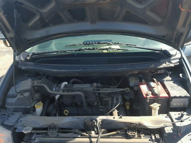 1D4GP45R46B500395 - 2006 DODGE CARAVAN SX BLUE photo 7