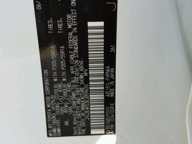 JTLZE4FE3EJ059620 - 2014 TOYOTA SCION XB 白色 照片 10