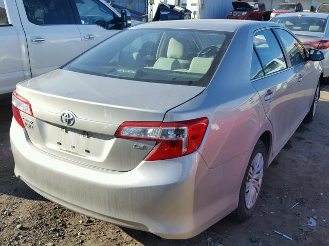 4T4BF1FK8ER415106 - 2014 TOYOTA CAMRY L BEIGE photo 4