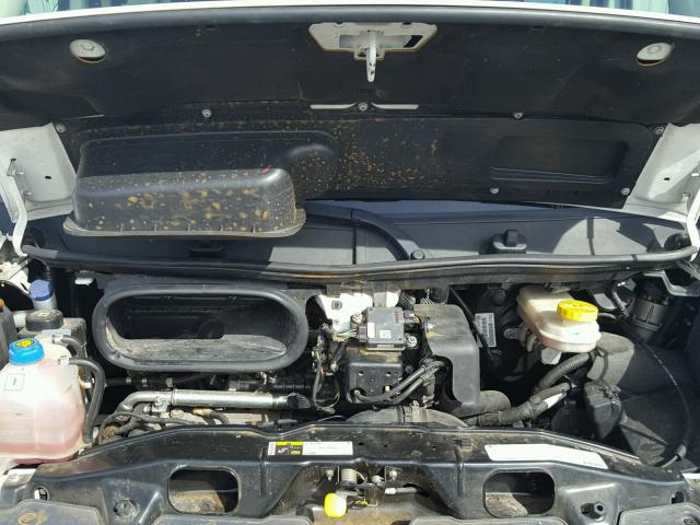 3C6TRVDD3EE130308 - 2014 RAM PROMASTER WHITE photo 7