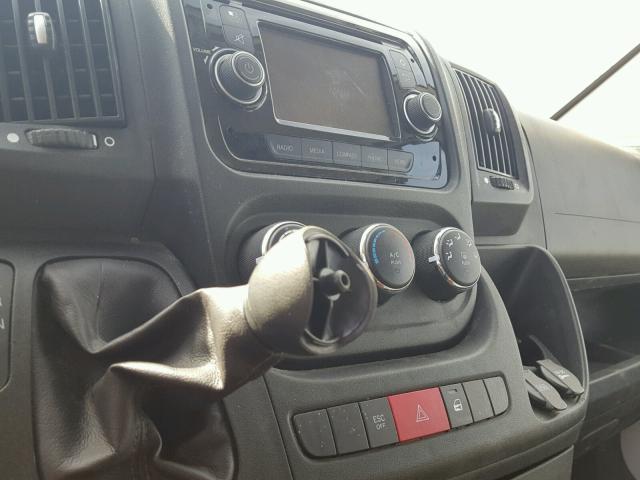 3C6TRVDD3EE130308 - 2014 RAM PROMASTER WHITE photo 9