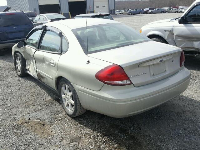 1FAFP56U76A165078 - 2006 FORD TAURUS SEL BEIGE photo 3