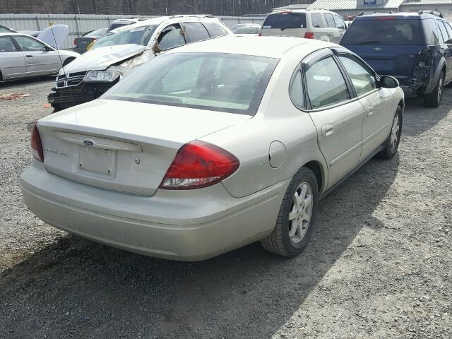 1FAFP56U76A165078 - 2006 FORD TAURUS SEL BEIGE photo 4