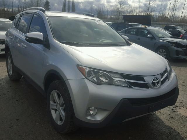 2T3WFREV9EW130461 - 2014 TOYOTA RAV4 XLE SILVER photo 1