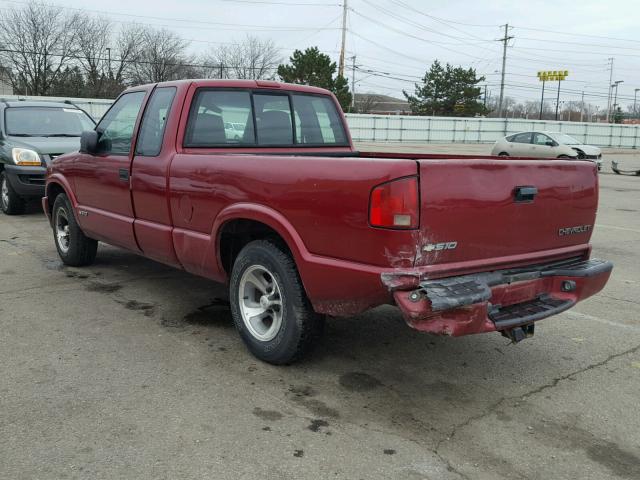 1GCCS19W618221304 - 2001 CHEVROLET S TRUCK S1 RED photo 3