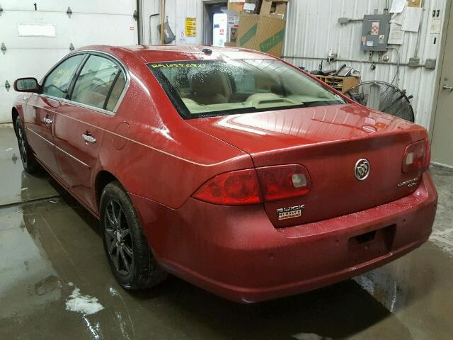 1G4HD57256U141364 - 2006 BUICK LUCERNE CX RED photo 3