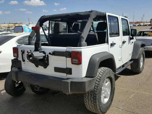 1C4BJWDG2HL520341 - 2017 JEEP WRANGLER U WHITE photo 4