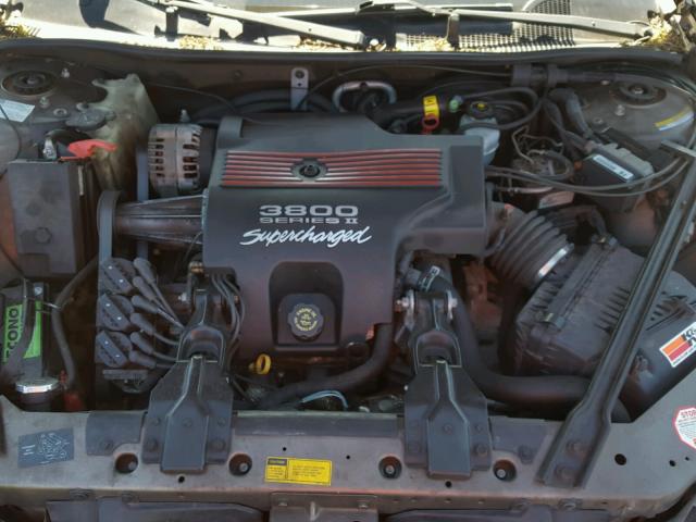 1G2WR5211YF202569 - 2000 PONTIAC GRAND PRIX BROWN photo 7