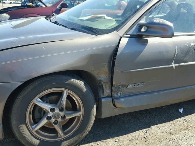 1G2WR5211YF202569 - 2000 PONTIAC GRAND PRIX BROWN photo 9
