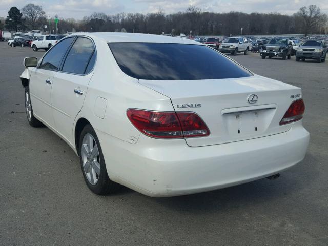 JTHBA30G655082944 - 2005 LEXUS ES 330 WHITE photo 3