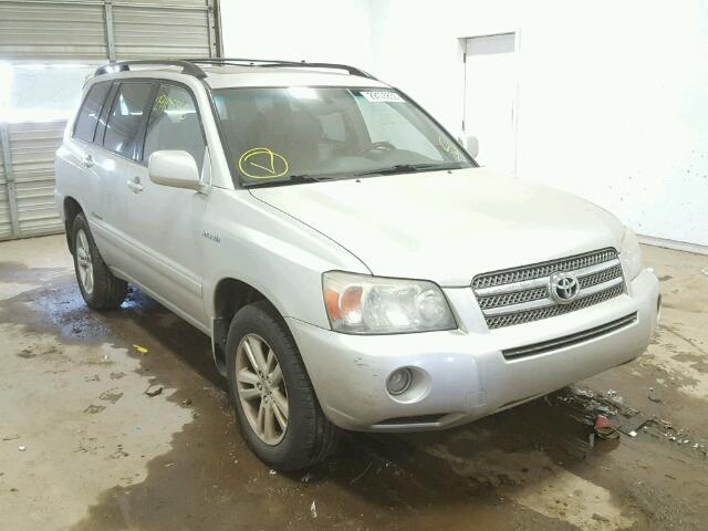 JTEEW21A660026257 - 2006 TOYOTA HIGHLANDER SILVER photo 1