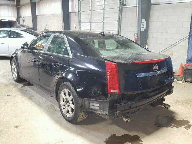 1G6DF577690159931 - 2009 CADILLAC CTS BLACK photo 3