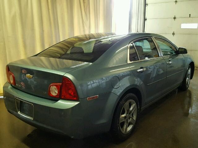 1G1ZG57BX94193425 - 2009 CHEVROLET MALIBU LS GREEN photo 4