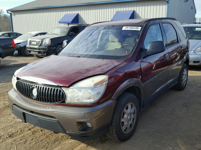 3G5DA03E84S523830 - 2004 BUICK RENDEZVOUS MAROON photo 2