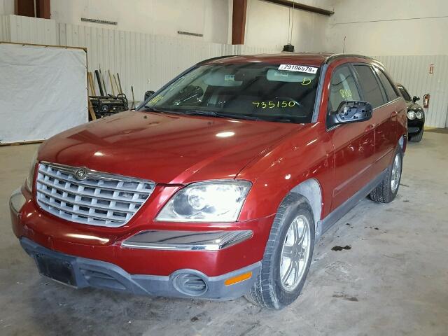 2A4GM68426R735150 - 2006 CHRYSLER PACIFICA T MAROON photo 2