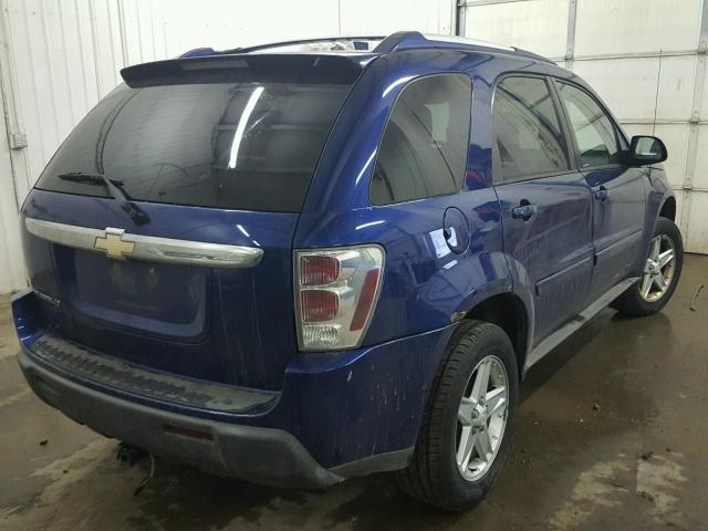 2CNDL63F456125301 - 2005 CHEVROLET EQUINOX LT BLUE photo 4