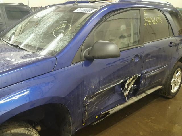 2CNDL63F456125301 - 2005 CHEVROLET EQUINOX LT BLUE photo 9