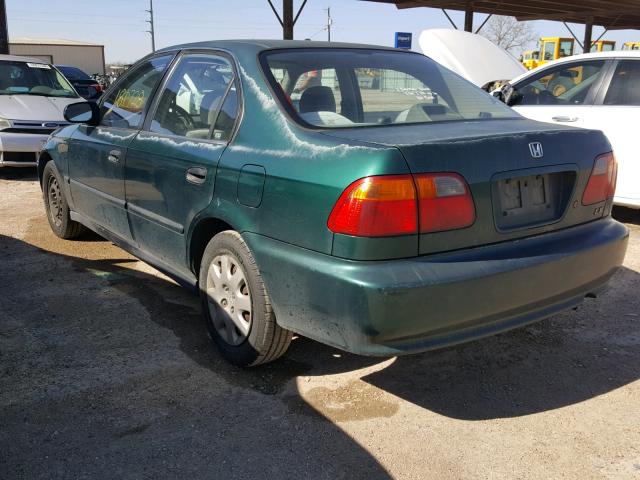 2HGEJ667XYH605257 - 2000 HONDA CIVIC LX GREEN photo 3