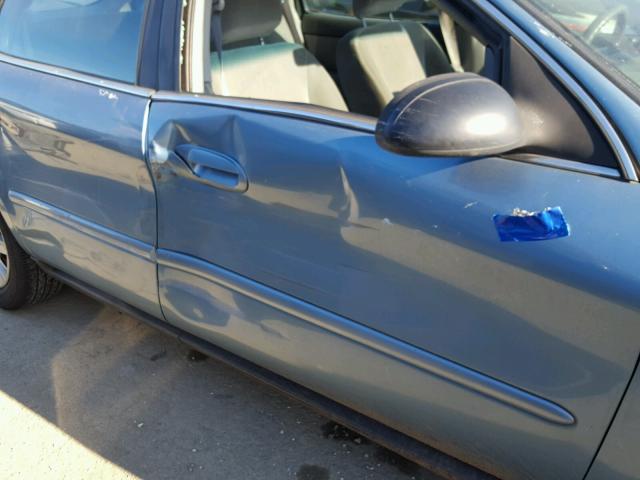 1FAFP58215A198622 - 2005 FORD TAURUS SE BLUE photo 9