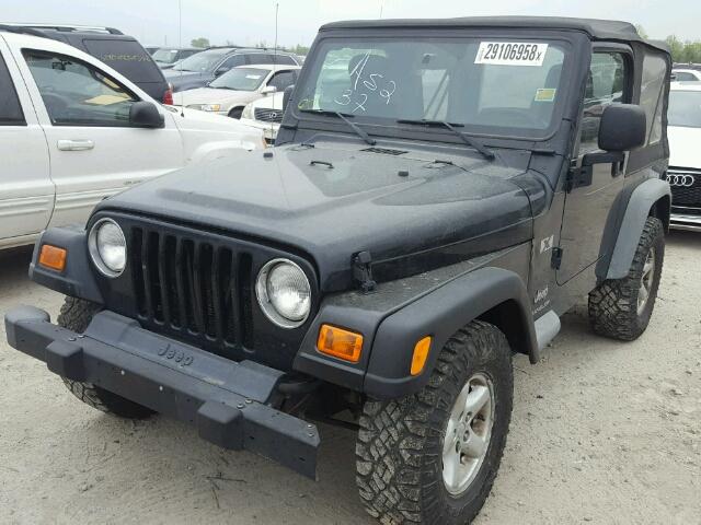 1J4FA39S43P304368 - 2003 JEEP WRANGLER C BLACK photo 2