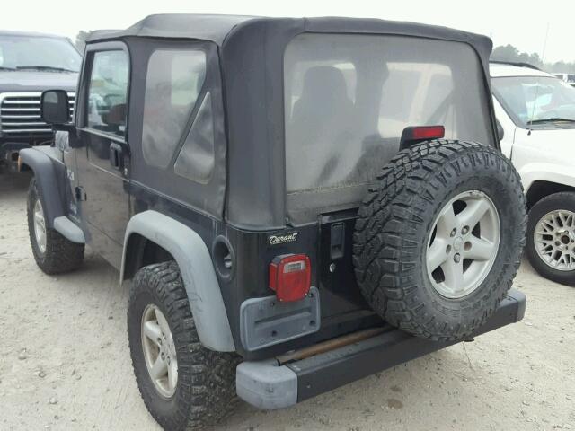 1J4FA39S43P304368 - 2003 JEEP WRANGLER C BLACK photo 3