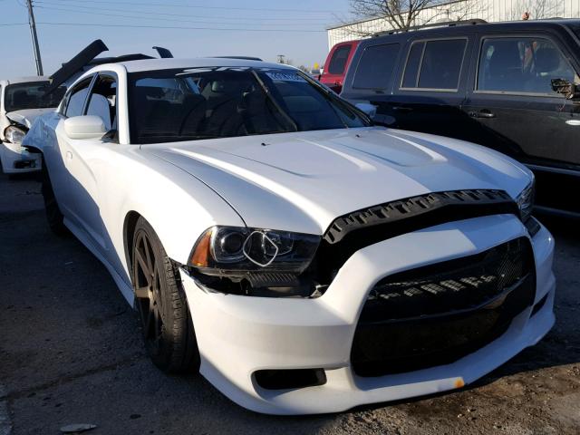 2C3CDXGJ2EH102609 - 2014 DODGE CHARGER SU WHITE photo 1