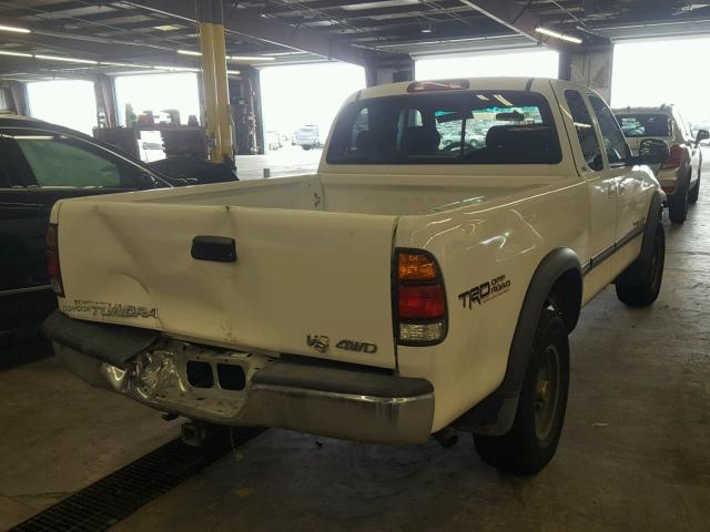 5TBBT4419YS052643 - 2000 TOYOTA TUNDRA ACC WHITE photo 4