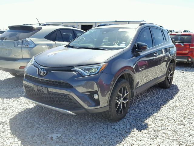 2T3NFREV9GW256236 - 2016 TOYOTA RAV4 SE CHARCOAL photo 2