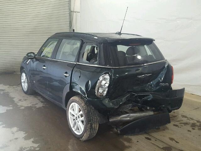 WMWZC5C59CWL63432 - 2012 MINI COOPER S C BLACK photo 3