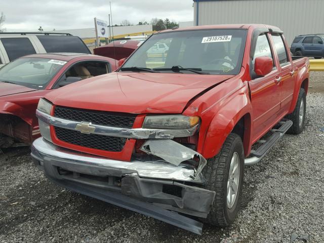 1GCJSDDE3A8105226 - 2010 CHEVROLET COLORADO L RED photo 2