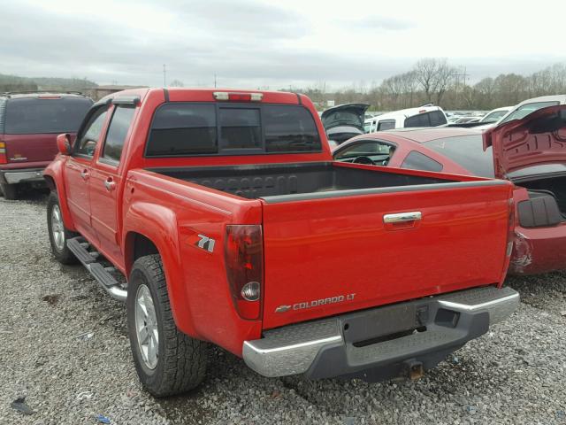 1GCJSDDE3A8105226 - 2010 CHEVROLET COLORADO L RED photo 3