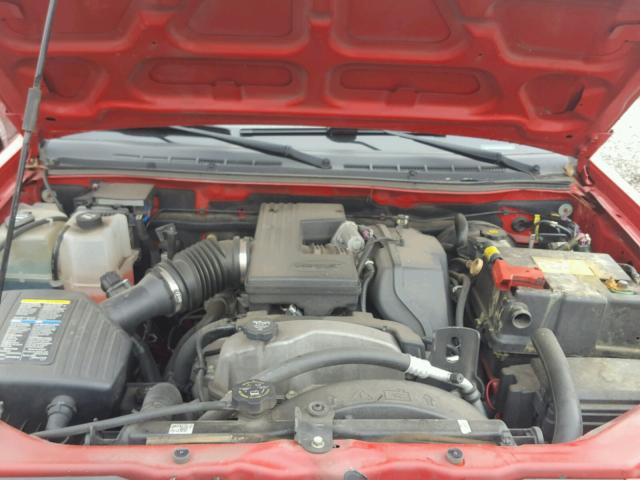 1GCJSDDE3A8105226 - 2010 CHEVROLET COLORADO L RED photo 7