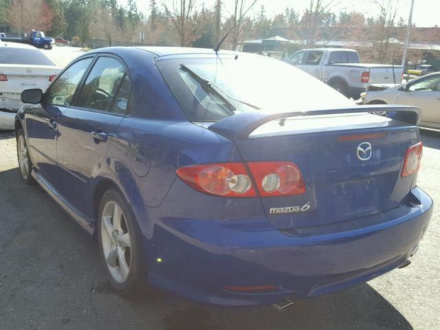 1YVHP84C455M34010 - 2005 MAZDA 6 I BLUE photo 3