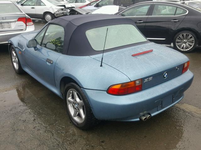 4USCJ3320VLC03739 - 1997 BMW Z3 2.8 BLUE photo 3