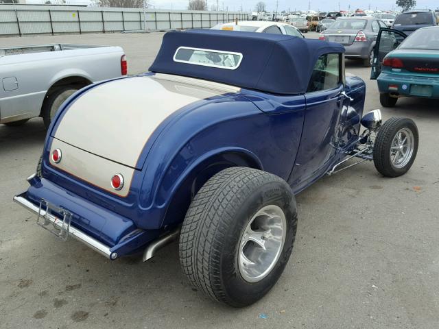B500190 - 1932 FORD ROADSTER BLUE photo 4