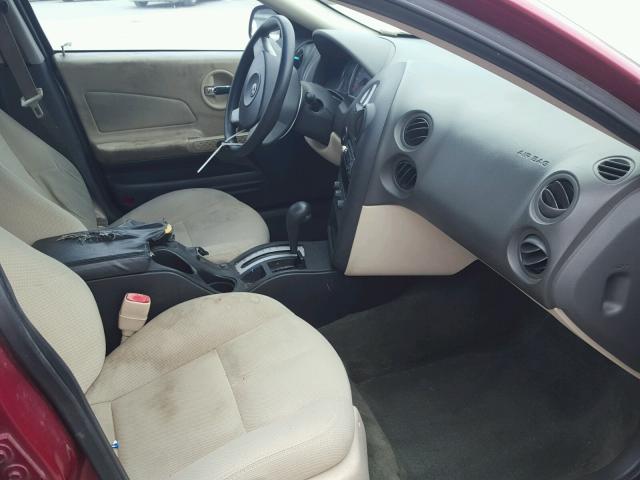 2G2WP522651275812 - 2005 PONTIAC GRAND PRIX Tünd qırmızı foto 5