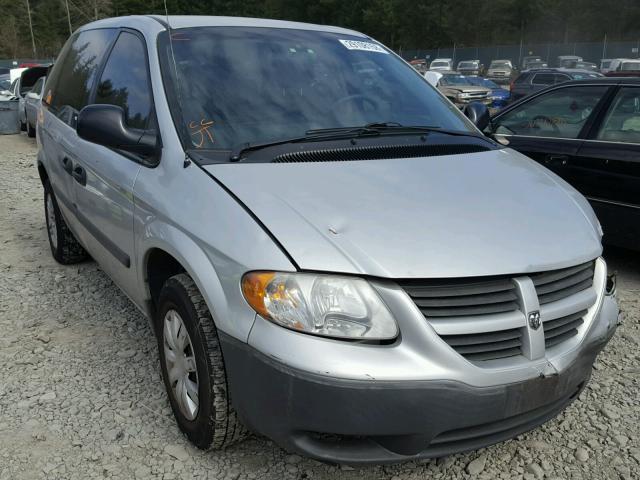 1D4GP25R56B654361 - 2006 DODGE CARAVAN SE SILVER photo 1