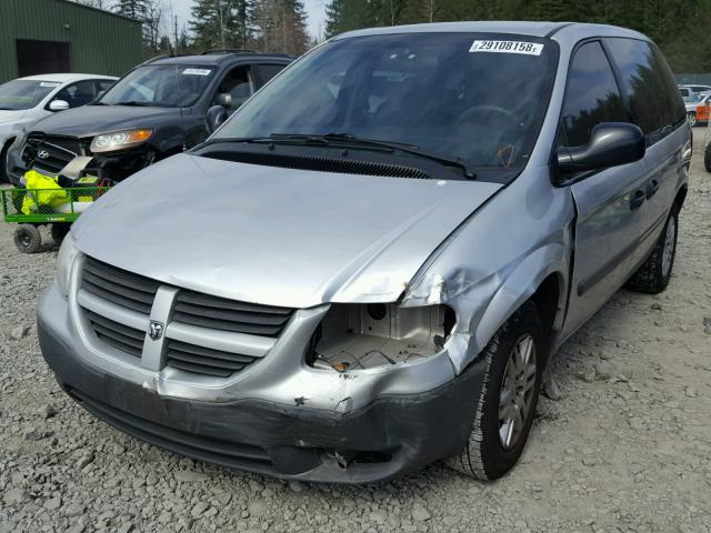 1D4GP25R56B654361 - 2006 DODGE CARAVAN SE SILVER photo 2