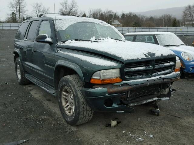 1B4HS28N01F527265 - 2001 DODGE DURANGO GREEN photo 1