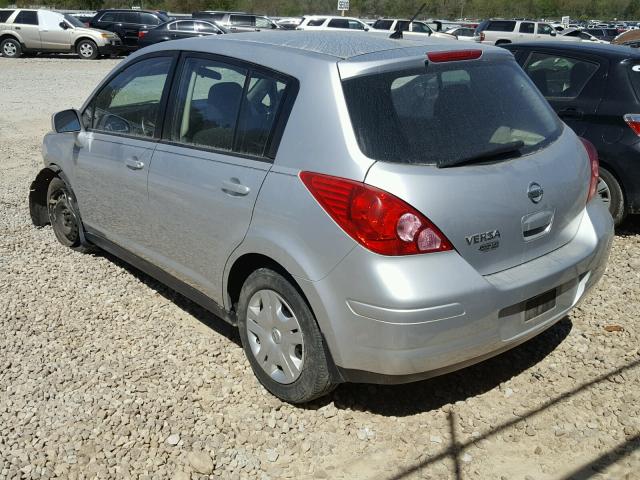 3N1BC1CP4BL506440 - 2011 NISSAN VERSA S SILVER photo 3